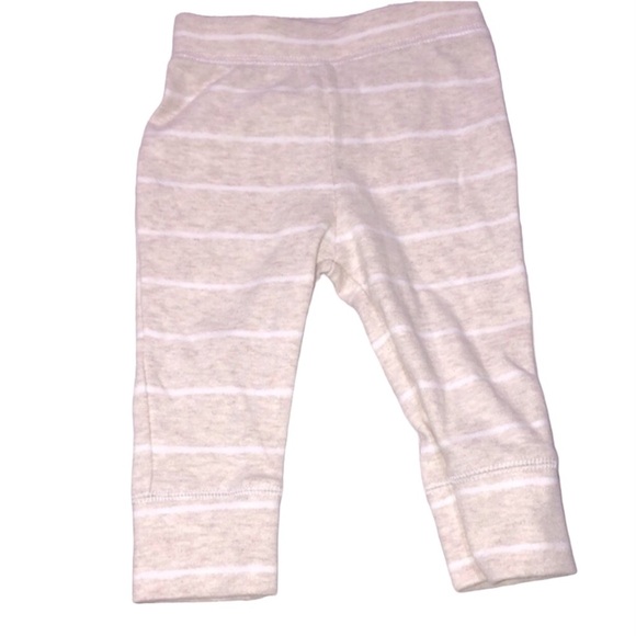 Cloud island tan striped pants size 3-6 months - Picture 1 of 4